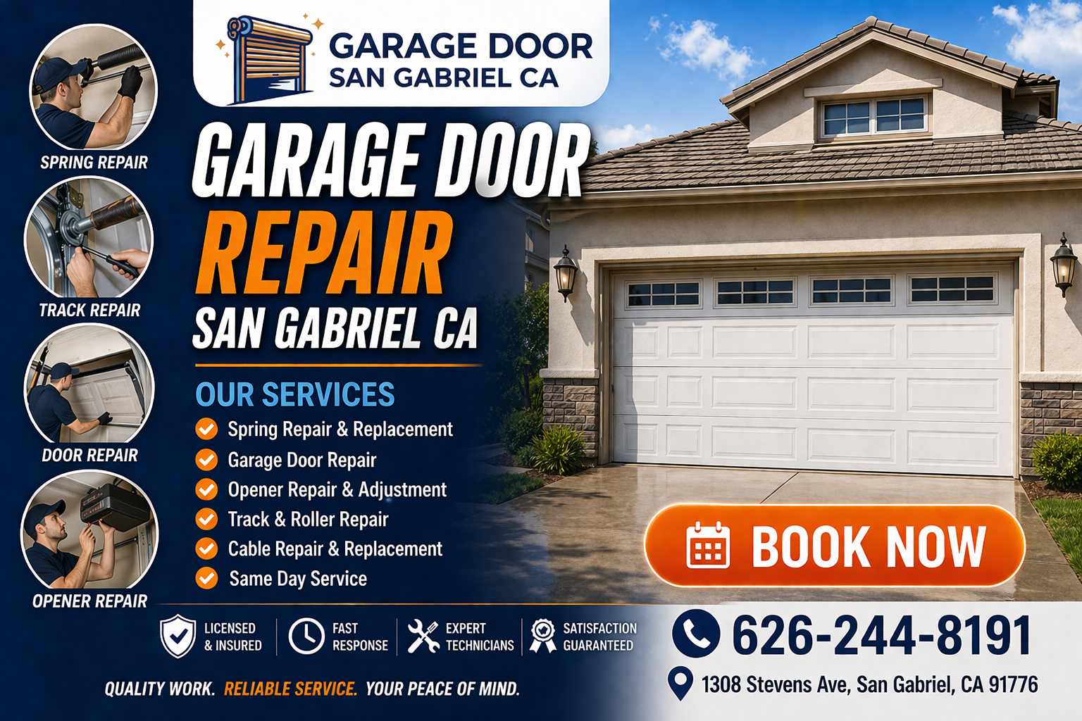 Garage Door Of San Gabriel CA